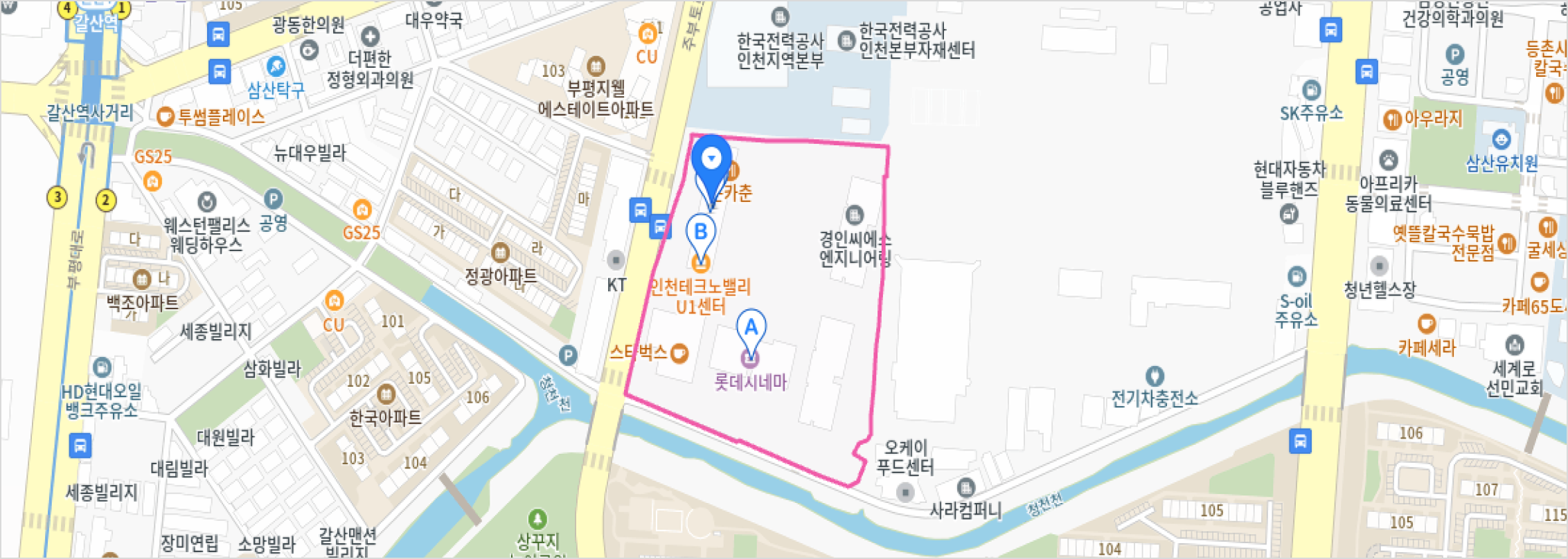 예시 지도 카카오
